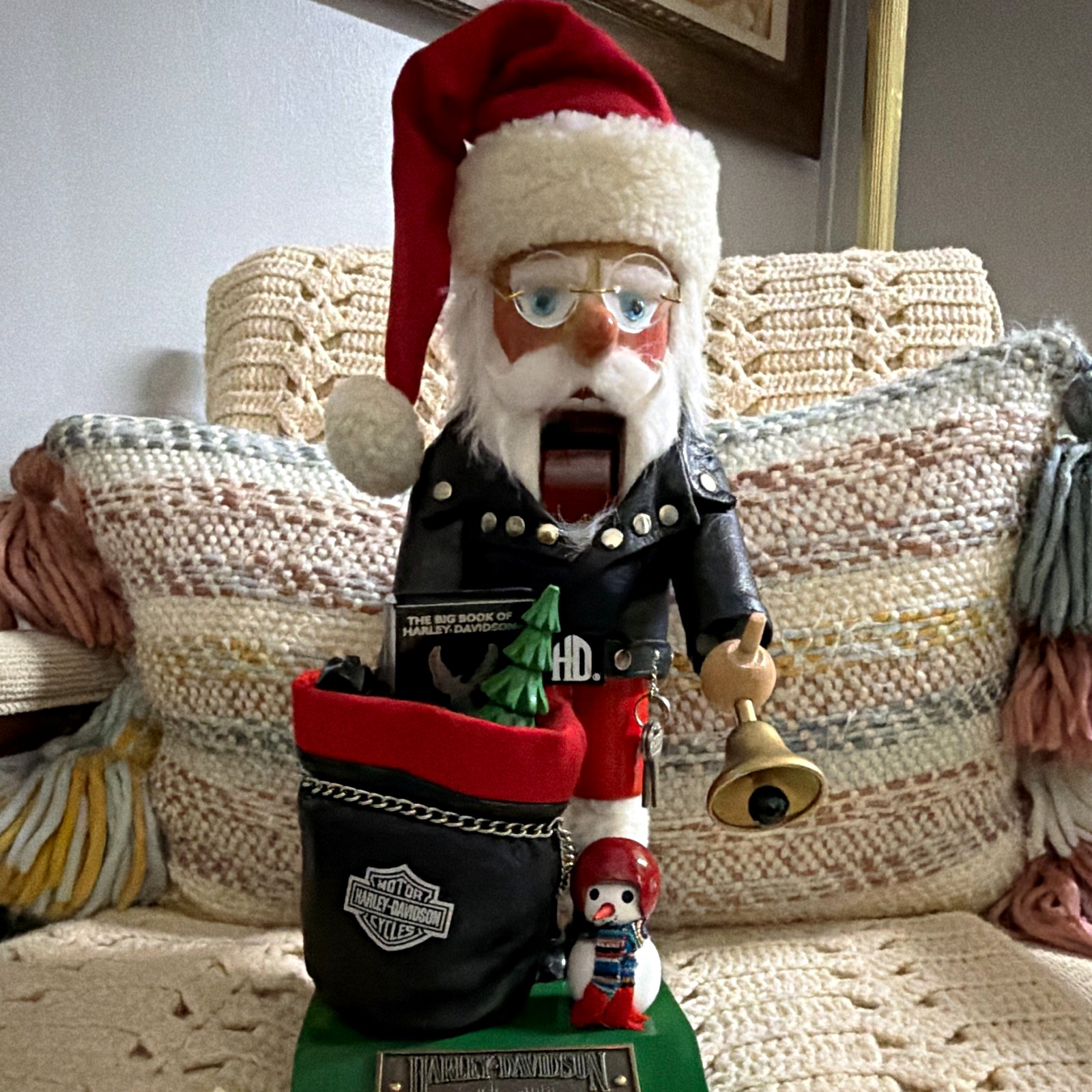 Harley-Davidson Cycle Santa Limited Edition Figurine No. 0566 of 7,500