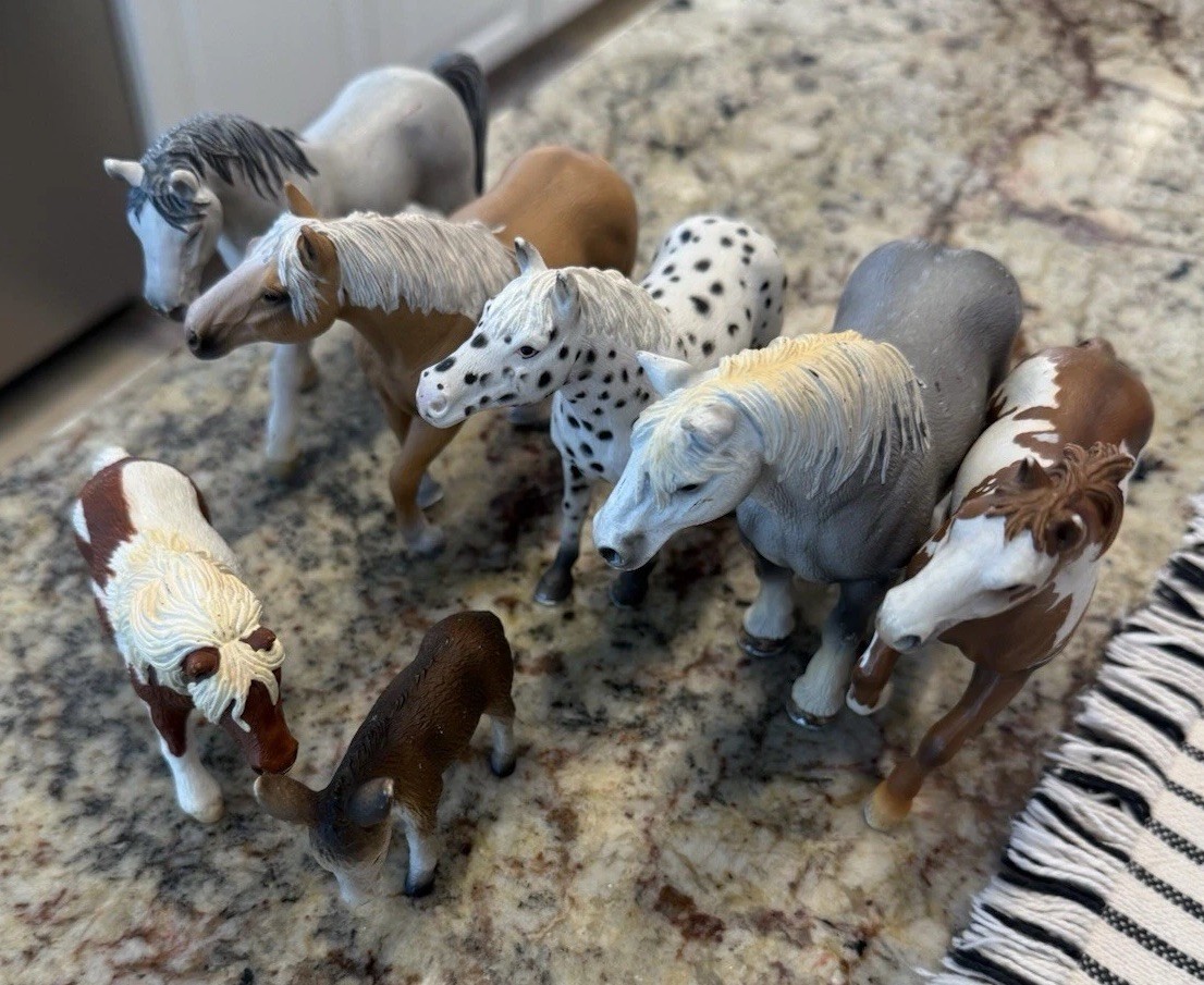 Schleich Horse Lot Of 7 Assorted VTG 2001-2006