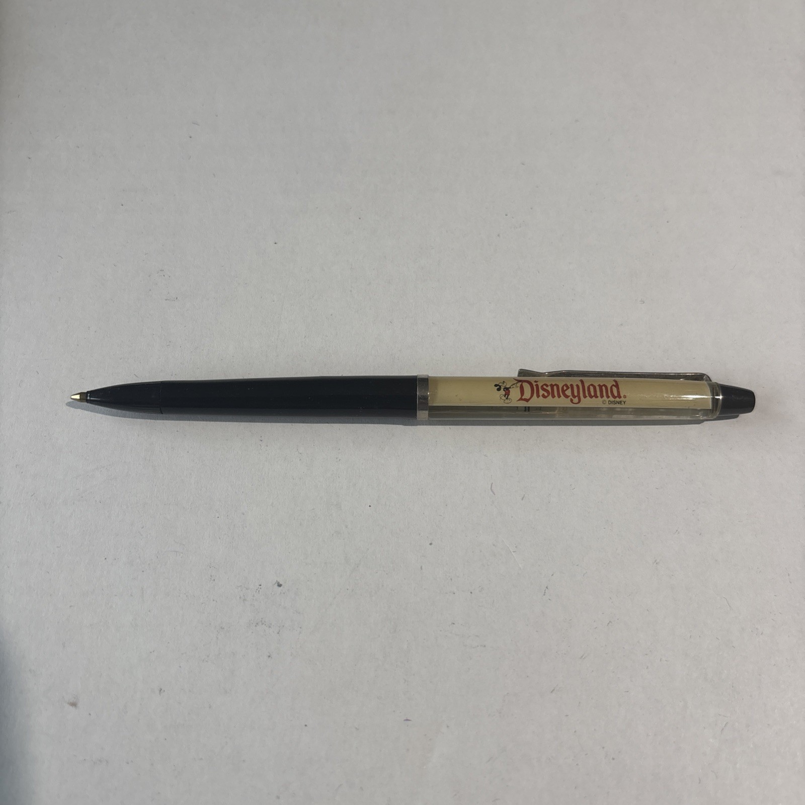Disney Disneyland Floaty Pen Unisex OS Black Good Mark Twain Riverboat Mickey