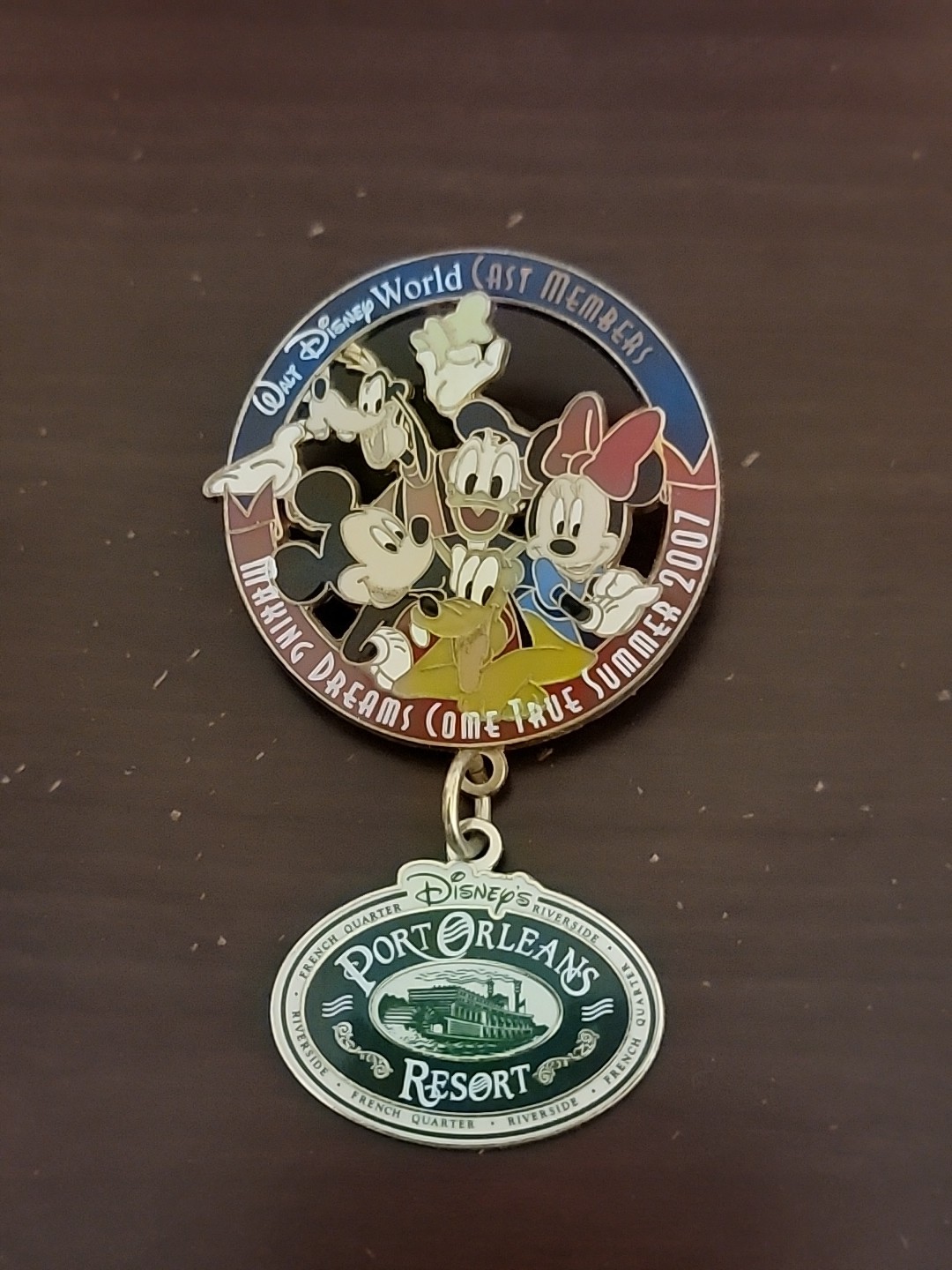Disney Pin 58243 Cast Member Making Dreams Come True Summer 2007 Port Orleans