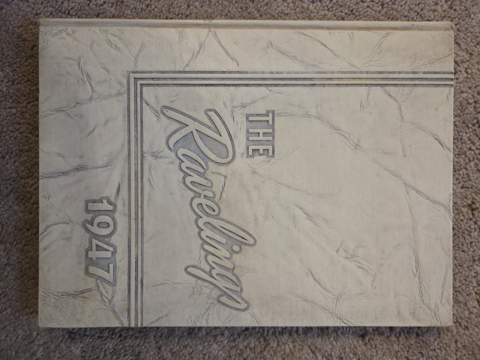 1947 Vintage RAVELINGS Chester High School Yearbook, North Manchester, Indiana