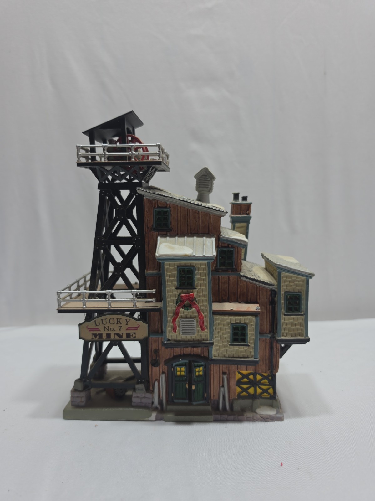 Lemax 2001 Harvest Crossing Lucky No 7 Mine #15576 Village