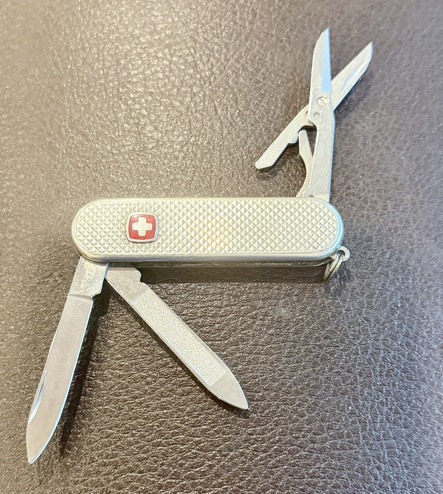 Rare Wenger Sterling 925 Silver Esquire Swiss Army Knife 2.5” Engraved retired