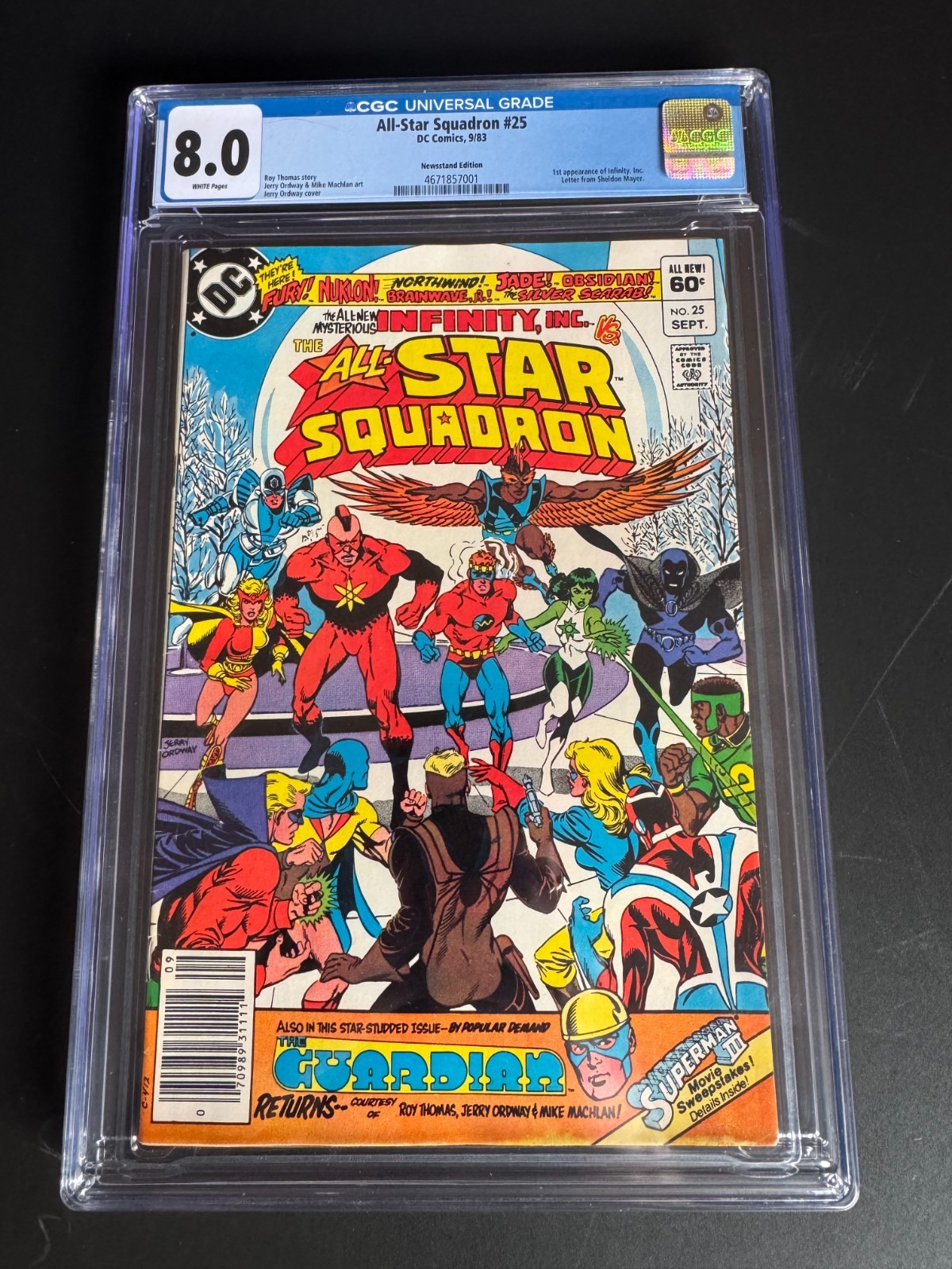 All-Star Squadron #25 Newsstand Variant (DC Comics September 1983)