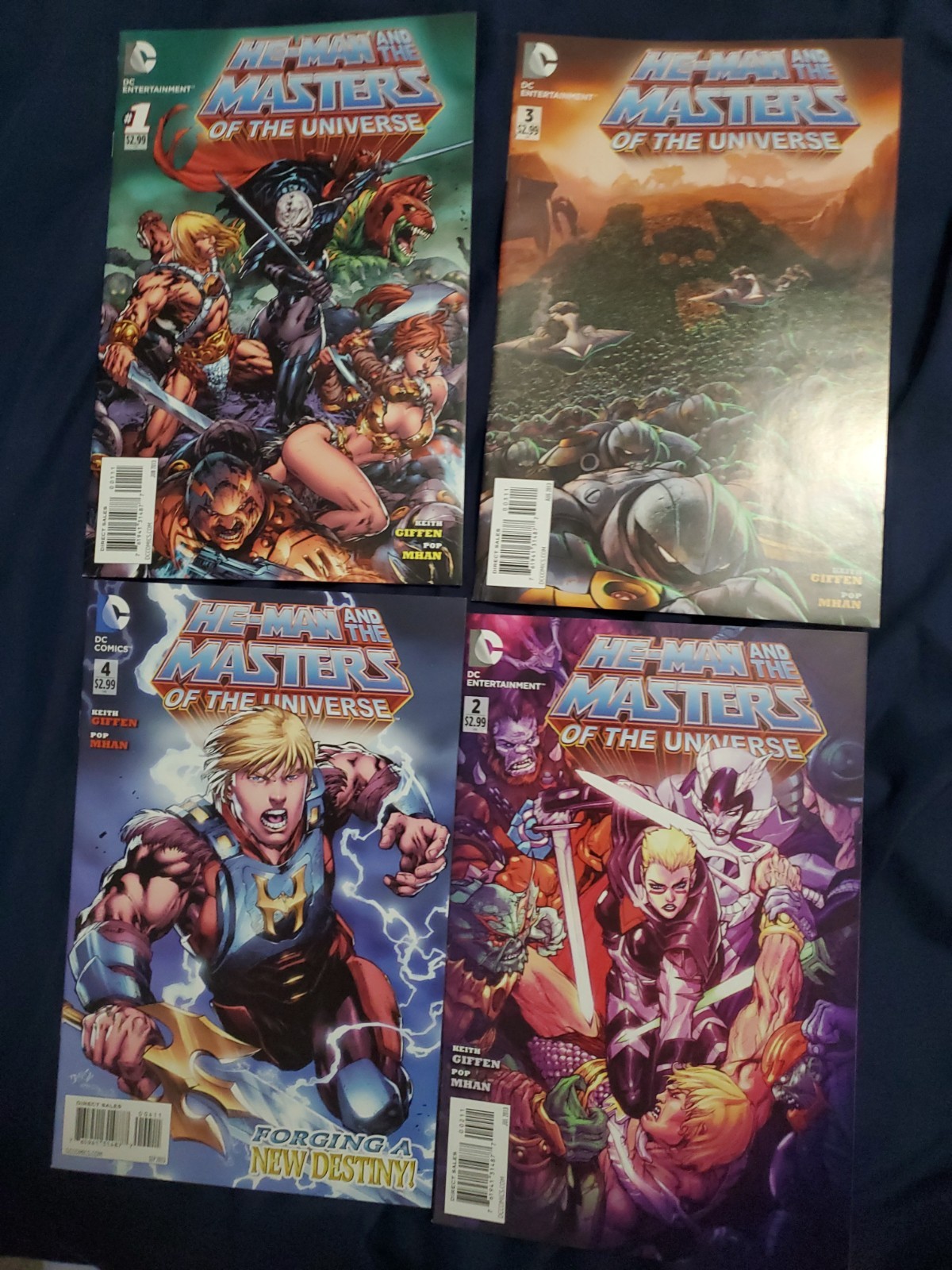 He-Man And The Masters Of The Universe #1 2 3 4 DC Comics 2013 Full Story She RA