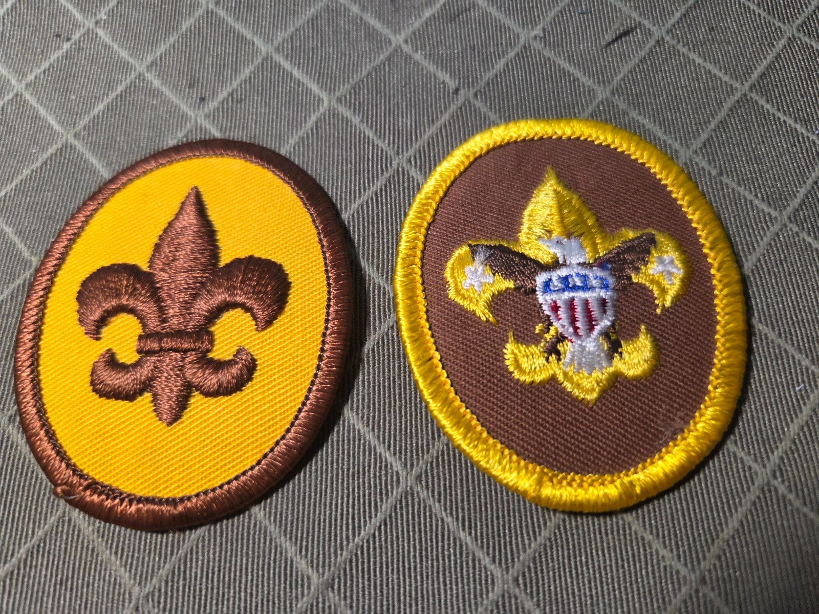 NEW Vintage BSA Boy Scouts Of America Scout & Tenderfoot Rank Patches 1980’s NOS