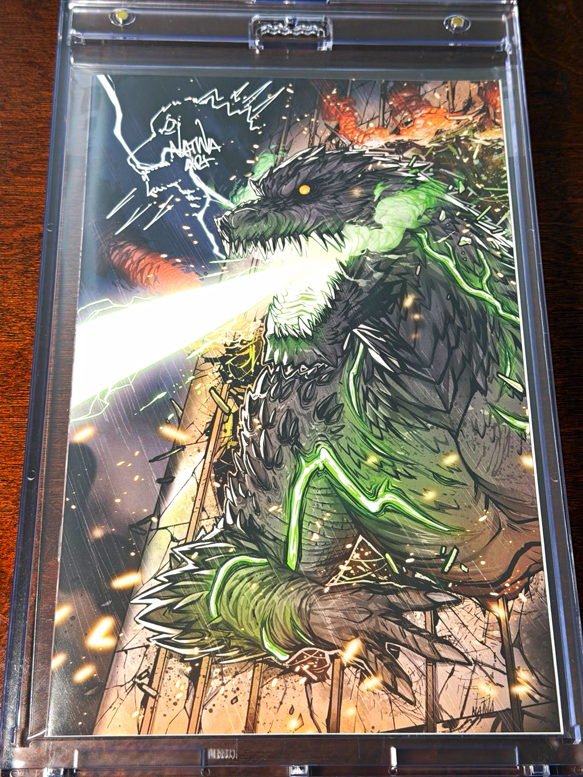 FREE SHIPPING The Horror of Godzilla 1 Ltd 500 Signed Nate Melendez Remarque COA