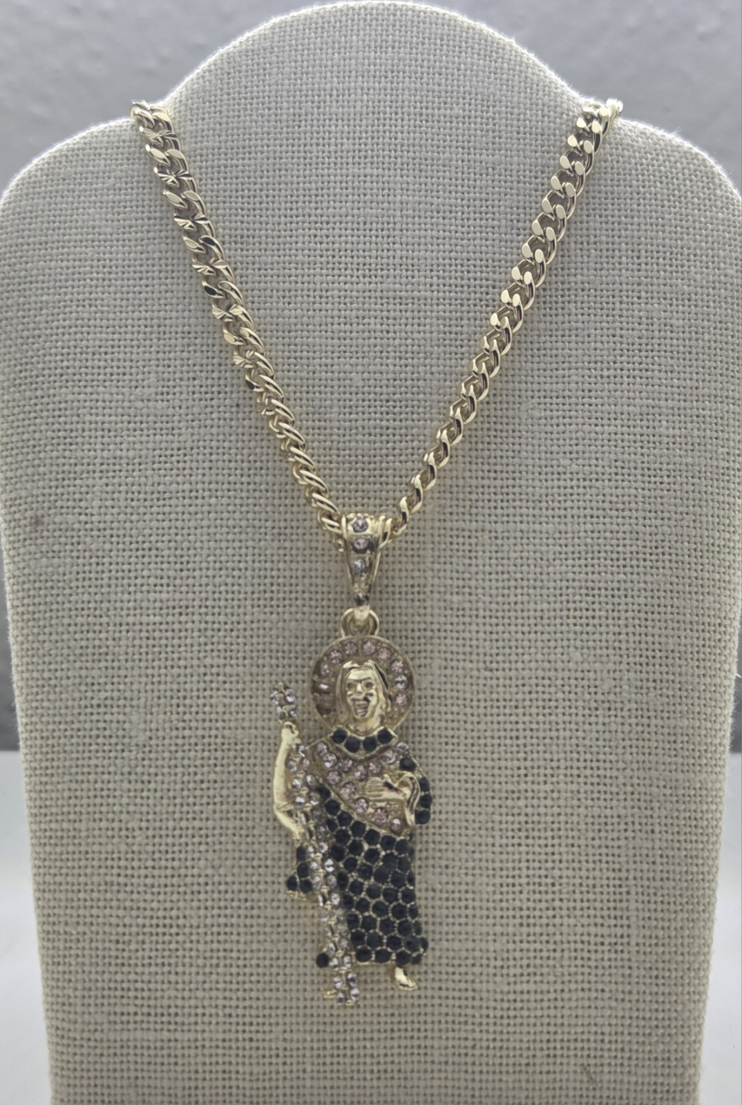 Beautiful San Judas Green Zircon Necklace