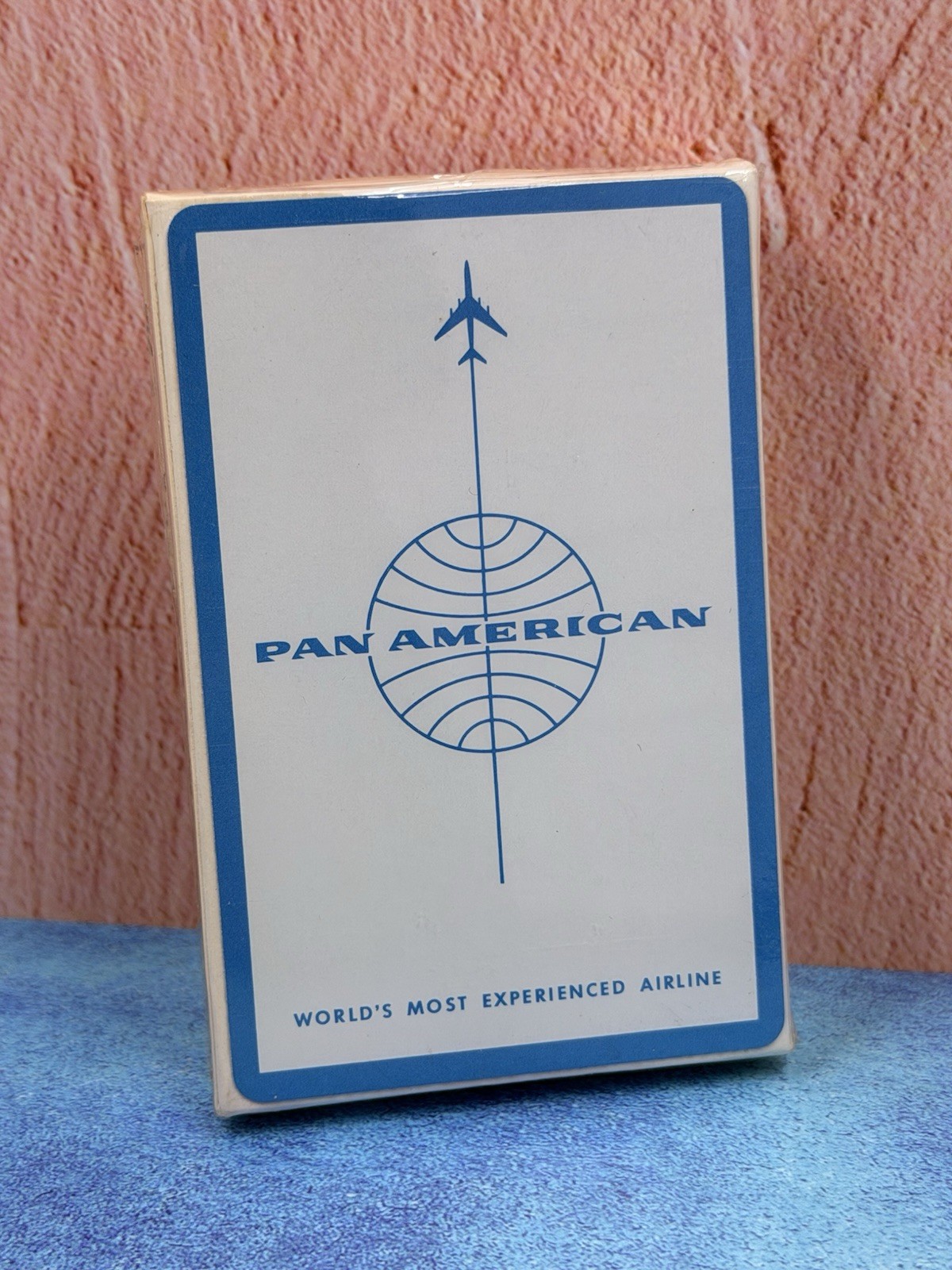 Sealed Vintage Pan American World Airways Playing Cards – White Case