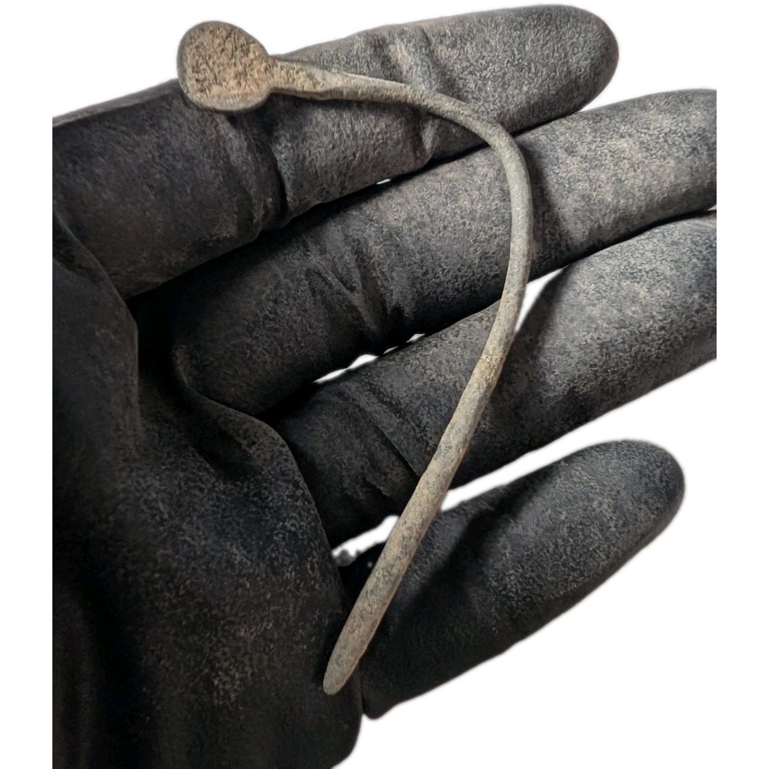 Ancient Roman Imperial Bronze Medical Probe Spatulate Retractor Instrument COA