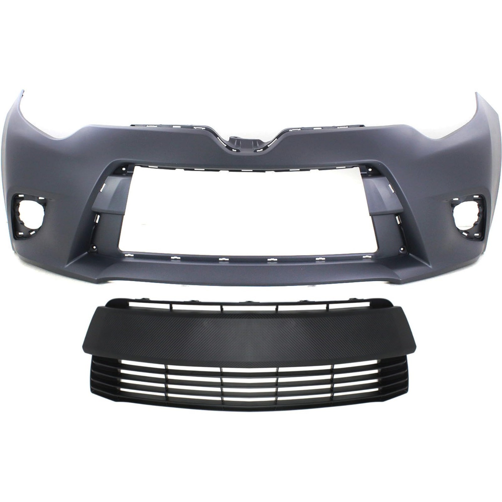 Garage-Pro Bumper Cover KIT For Toyota Corolla 2014-2016 Front Primed