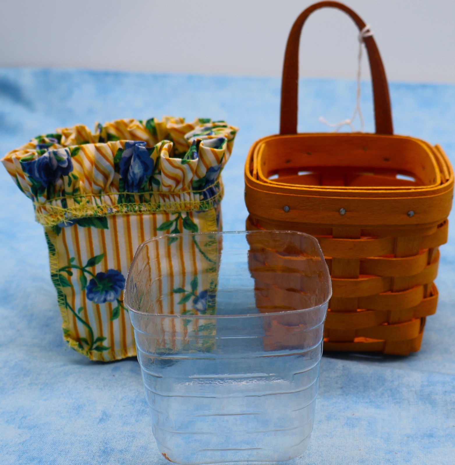 Longaberger 1996 Small Key Basket Liner Protector Wall Hanger