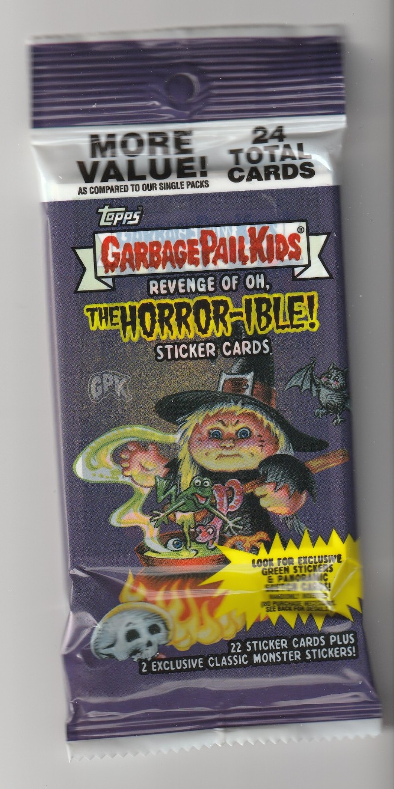 2019 Garbage Pail Kids Revenge Of OH The Horror-ible Sealed Value Fat Pack GPK