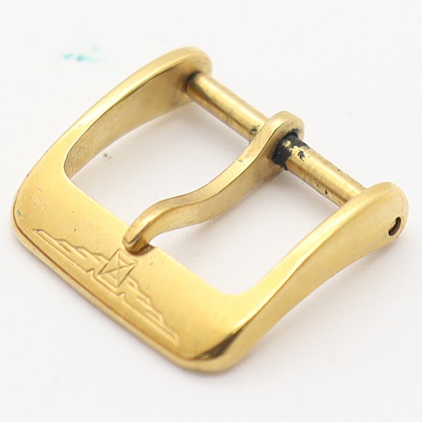Longines genuine buckle, 14mm, gold-colored, for men\'s watch.