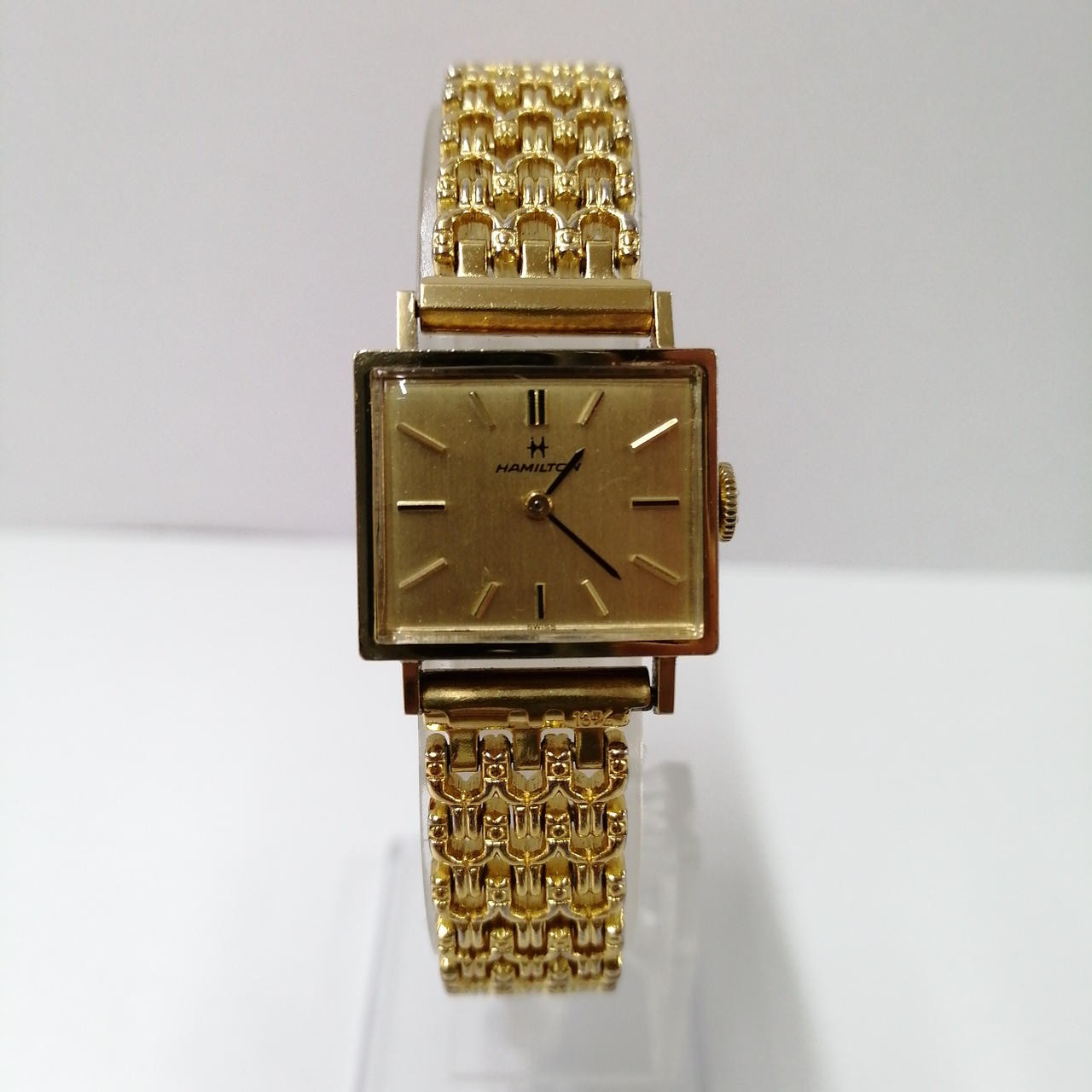 Hamilton Antique Hand-Wound Watch Cal.88 Gold-plated 17mm Vintage Condition