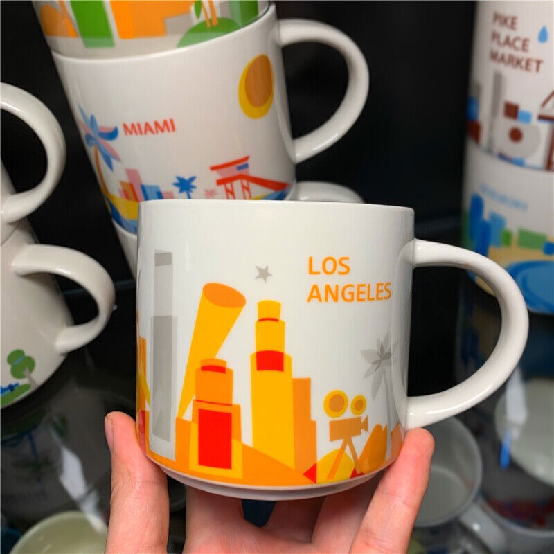 Starbucks Global City Mug Paris/London/More City 
