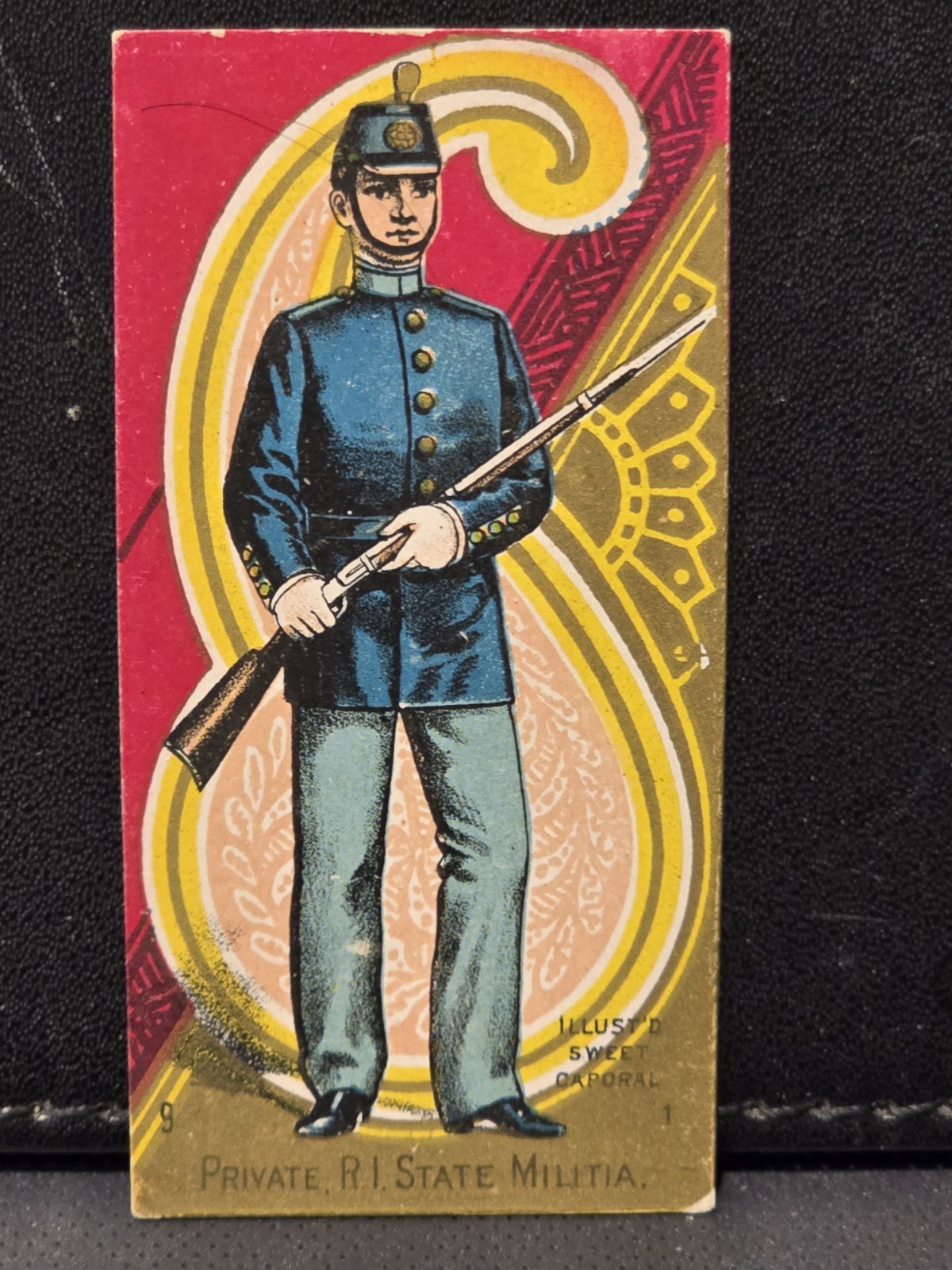 1886 KINNEY N224, #241, SERIES-C, PRIVATE R.I. STATE MILITIA (MINT)