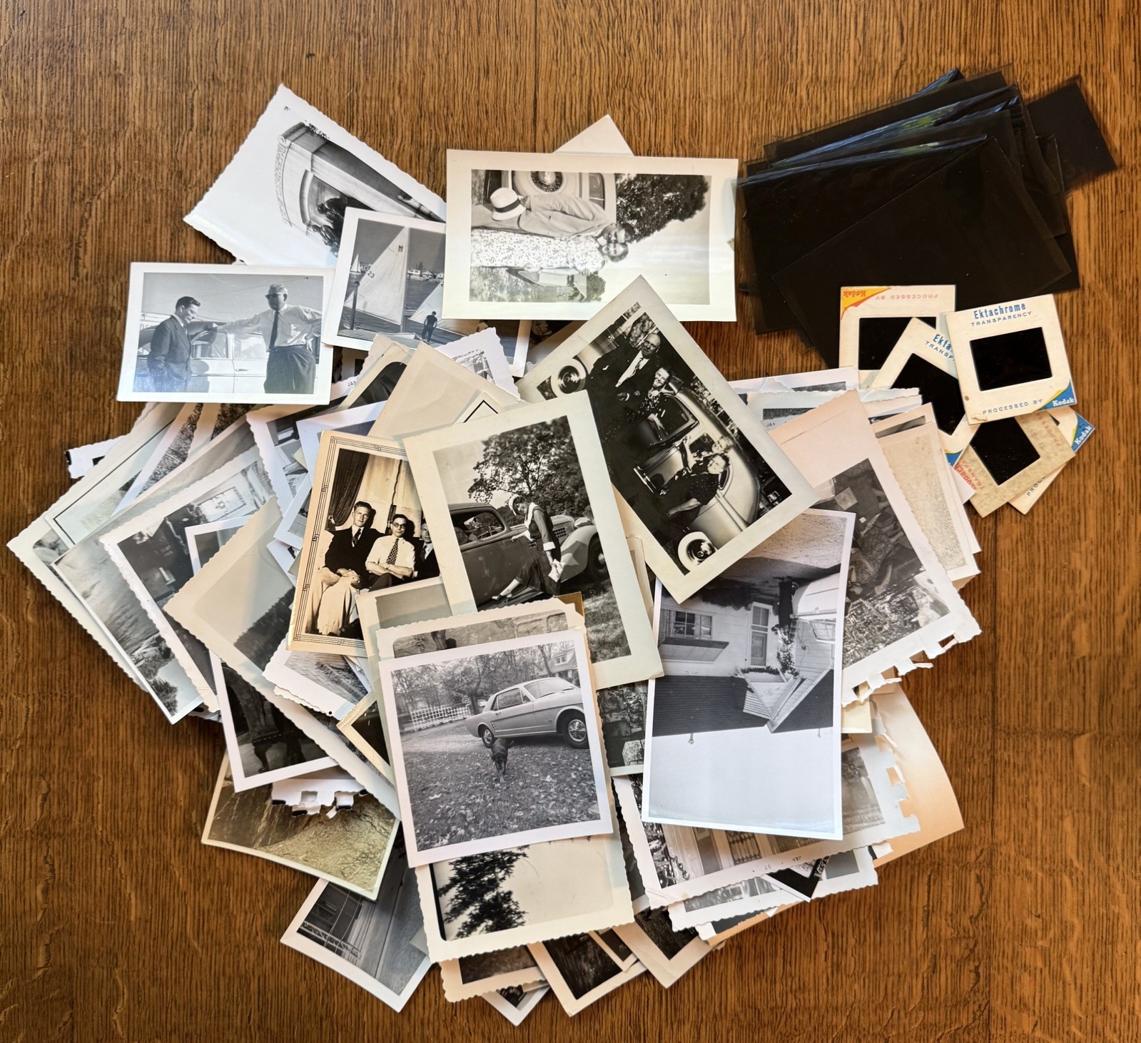Vintage Photos Lot of 85 Old Photographs Negatives Slides Good Condition 