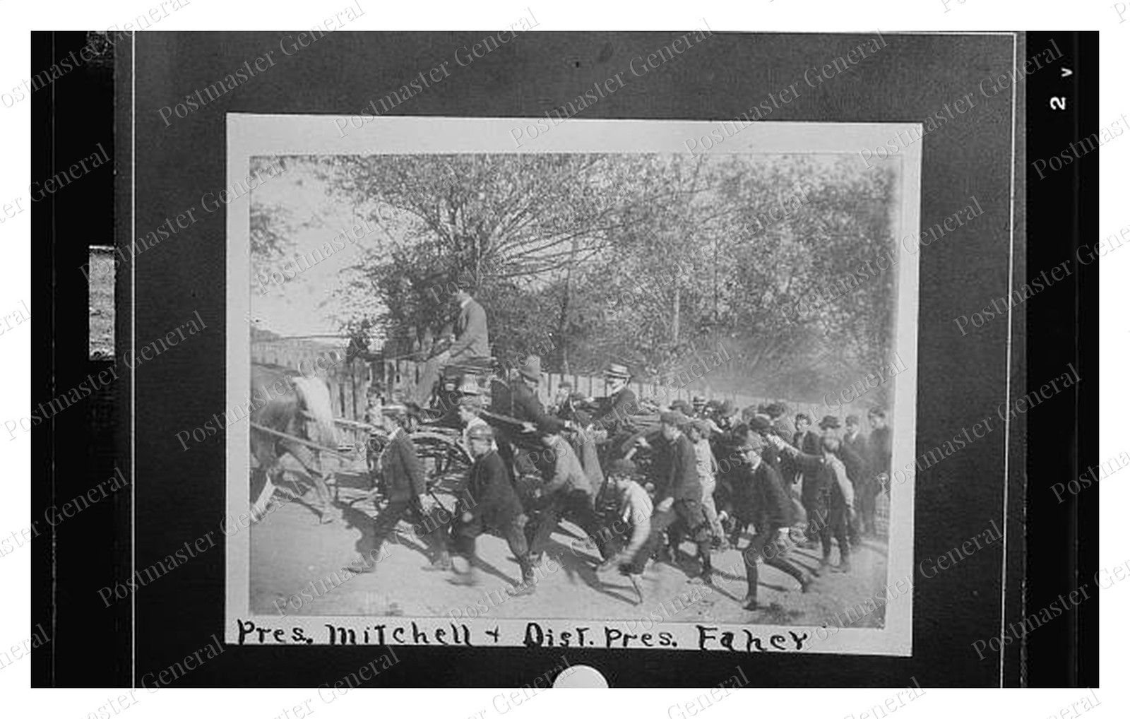 Shenandoah Pennsylvania Mitchell Carriage Standard Postcard COPY RPPC