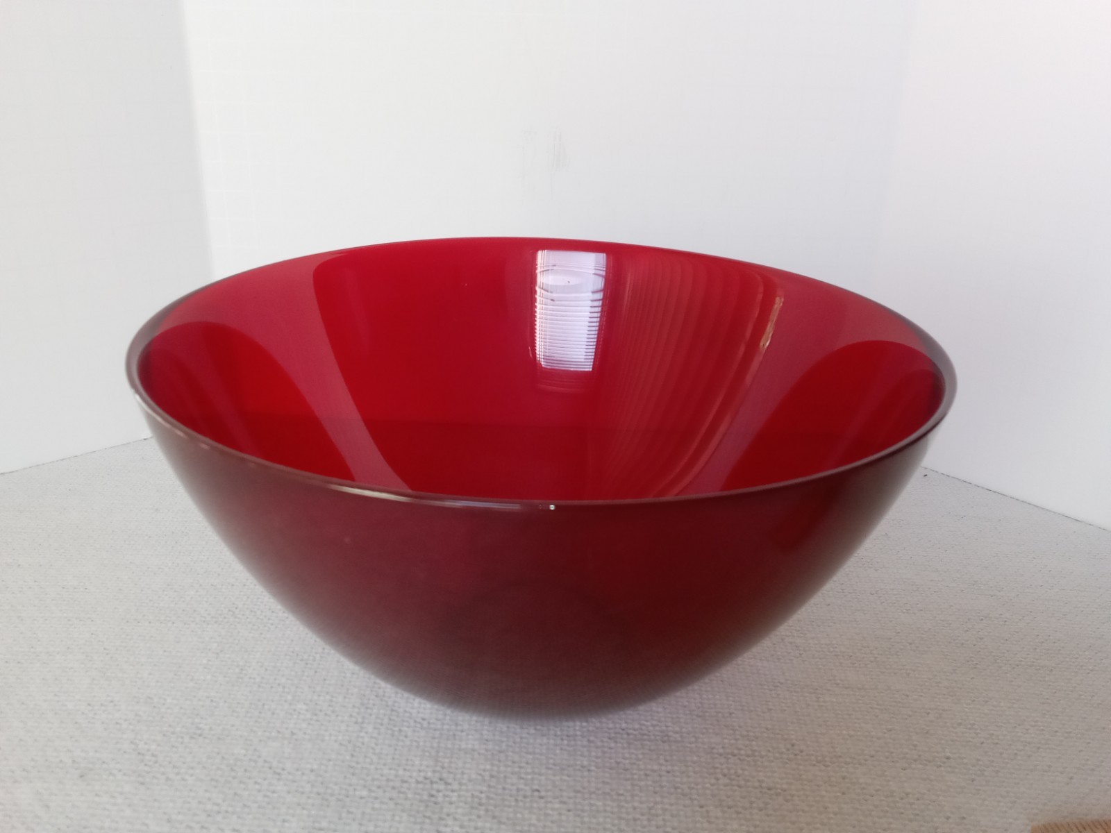Vintage Orrefors Fuga Red Glass 8\