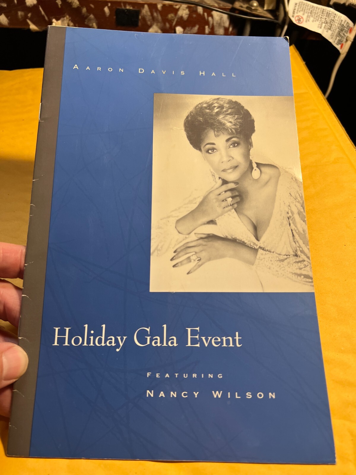 1992 Holiday Gala Featuring Nancy Wilson Max Roach & Aaron Davis Hall Program