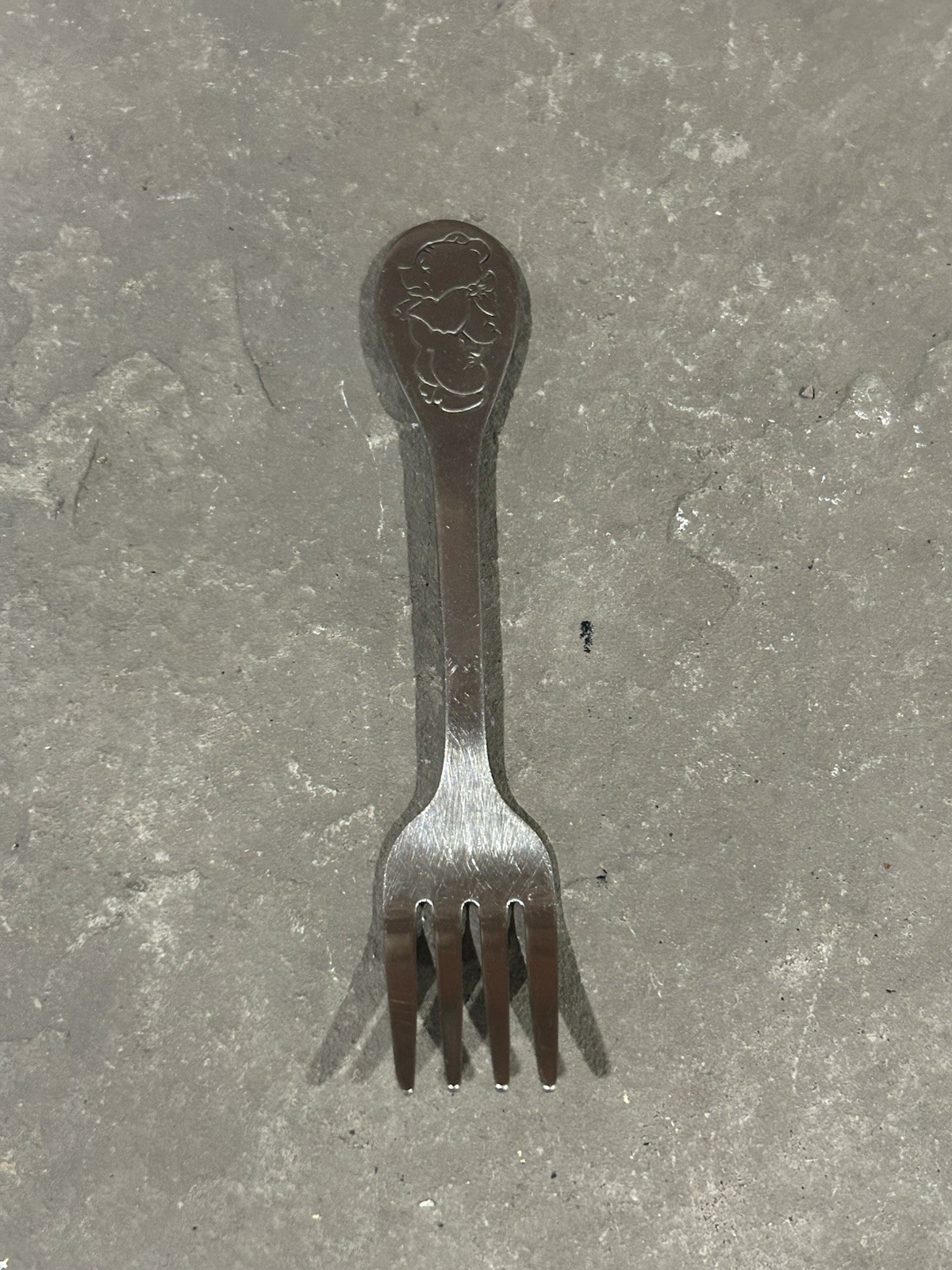 Vtg Tommee Tippee child's Fork featuring a Winnie the Pooh - A