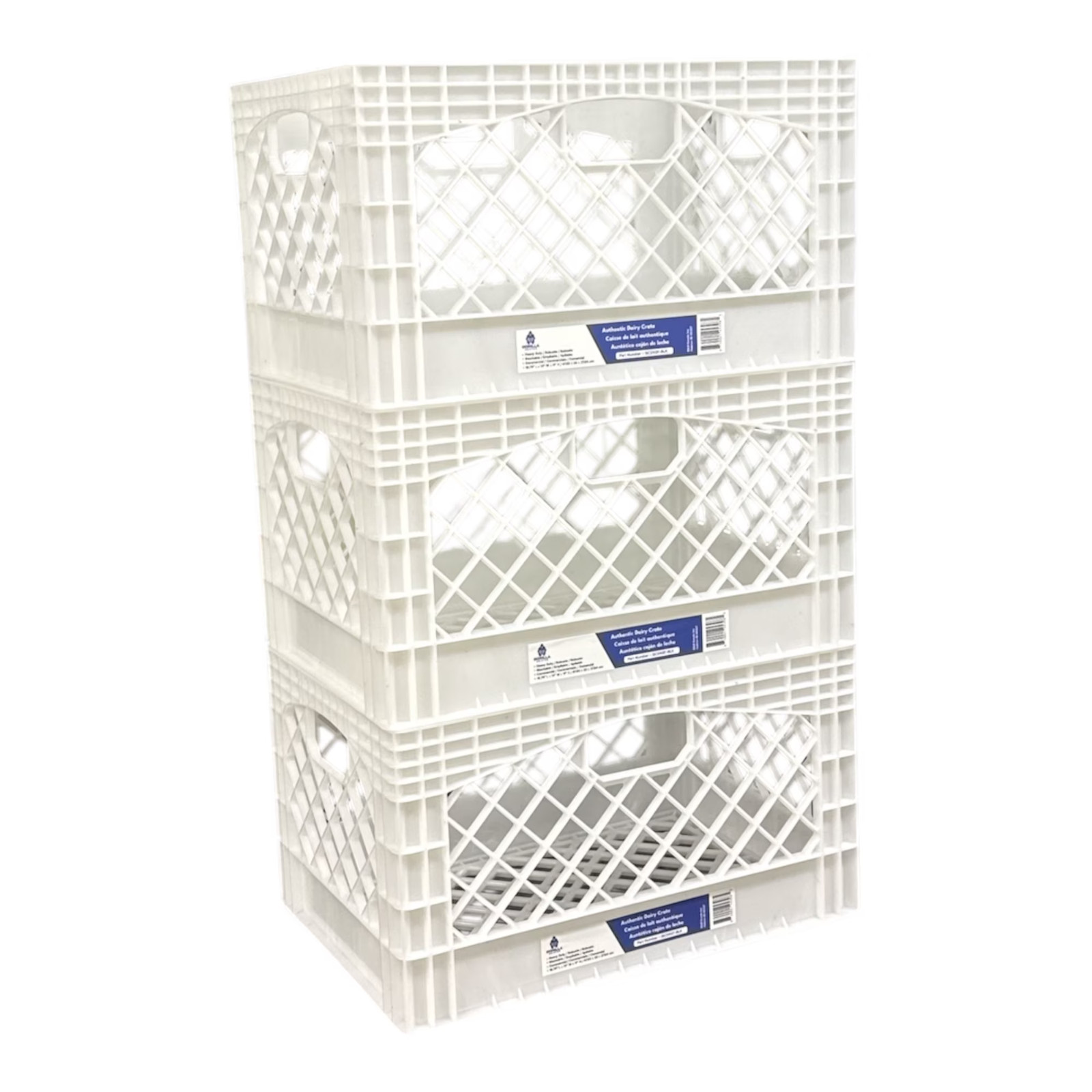 Gorilla Crate 24QT 3 Pack Milk Crate