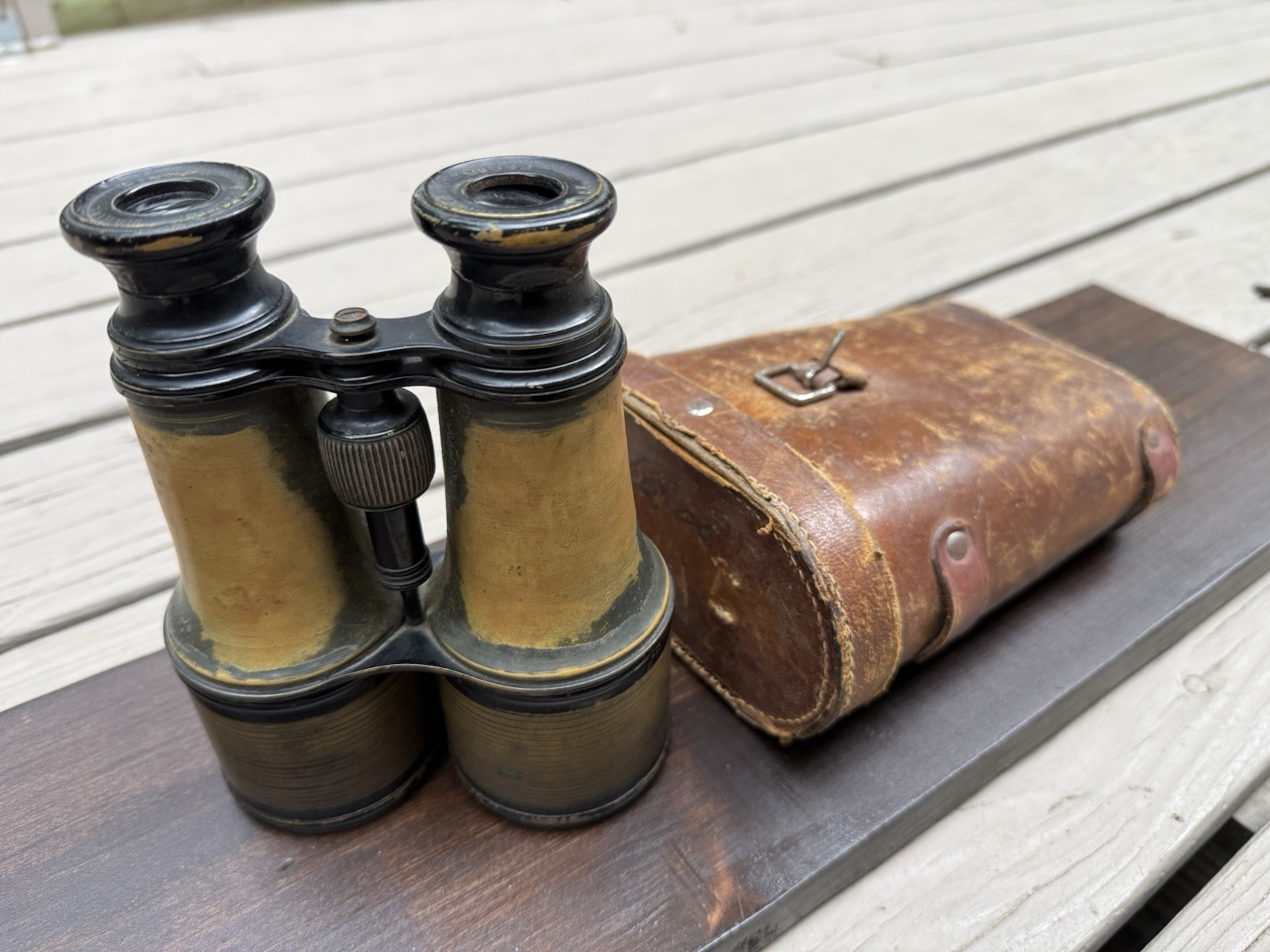 Antique pair of Lemaire Paris binoculars/opera glasses, manufactured in France 
