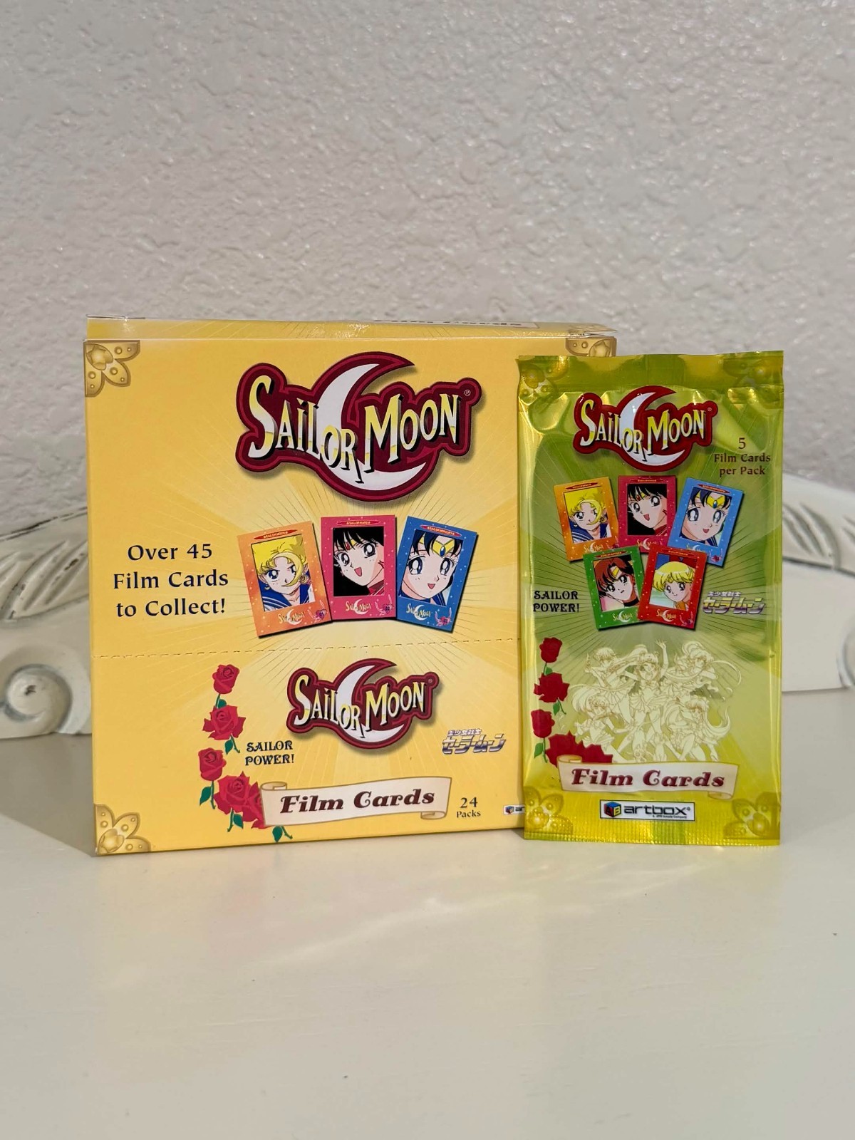 RARE Sailor Moon Film Cards Booster Box (OPENED & UNSEALED) - 24 Packs