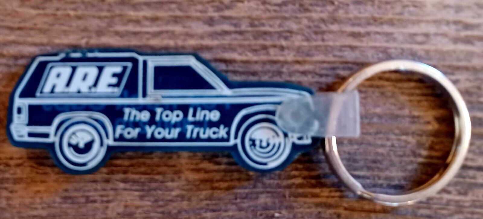 Vintage - A.R.E. The Top Line For Your Truck Keychain -  Fox Truck Caps 2 Sided