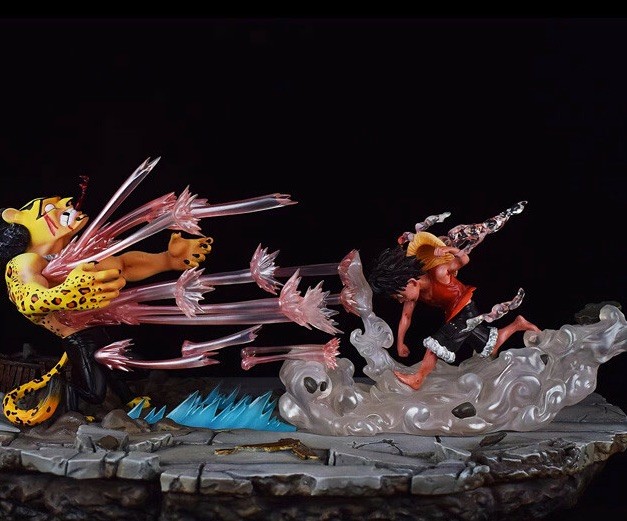 G5 Studio One Piece Luffy VS Rob Lucci Resin USA Stock 