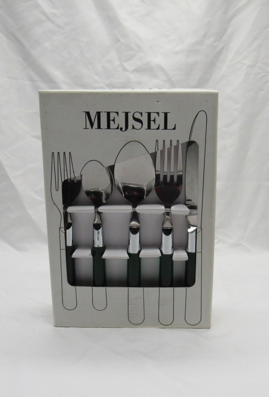 VTG IKEA Mejsel Flatware Set (20 pc.) Dark Translucent Green - NIB