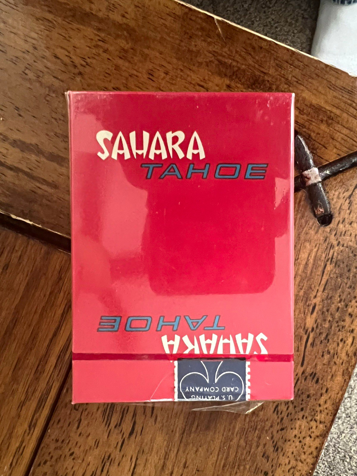 Vintage Sahara Tahoe Casino Sealed Playing Card Deck - Red (Rare)