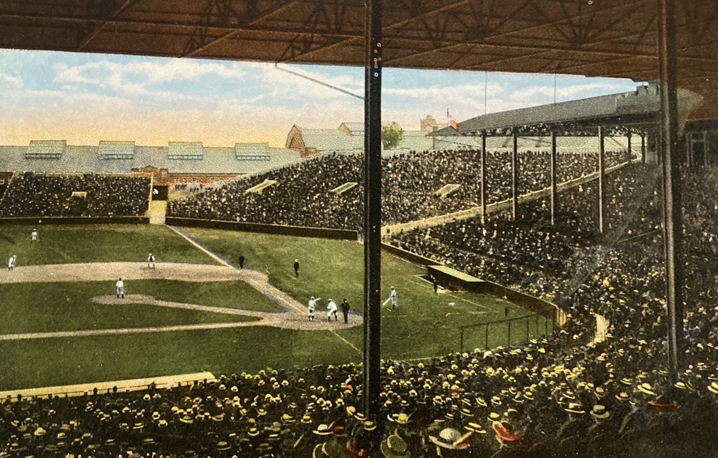 c1910 Boston Braves Field Largest Baseball Grounds In The World Massachusetts