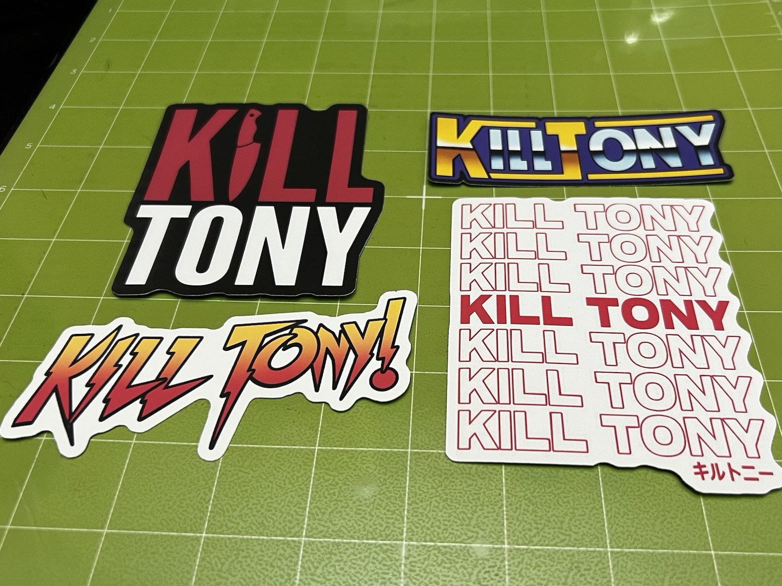 Kill Tony - 4 stickers