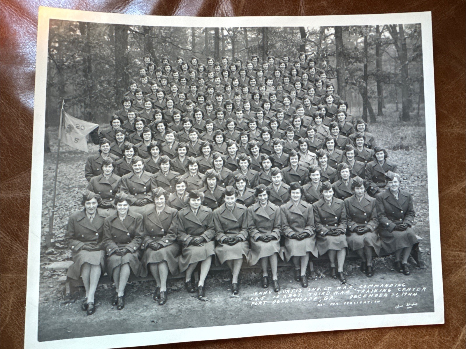 Women's Army Corps 1944 Fort Oglethorpe Company 5 Rare WAC Original 8x10 Photo