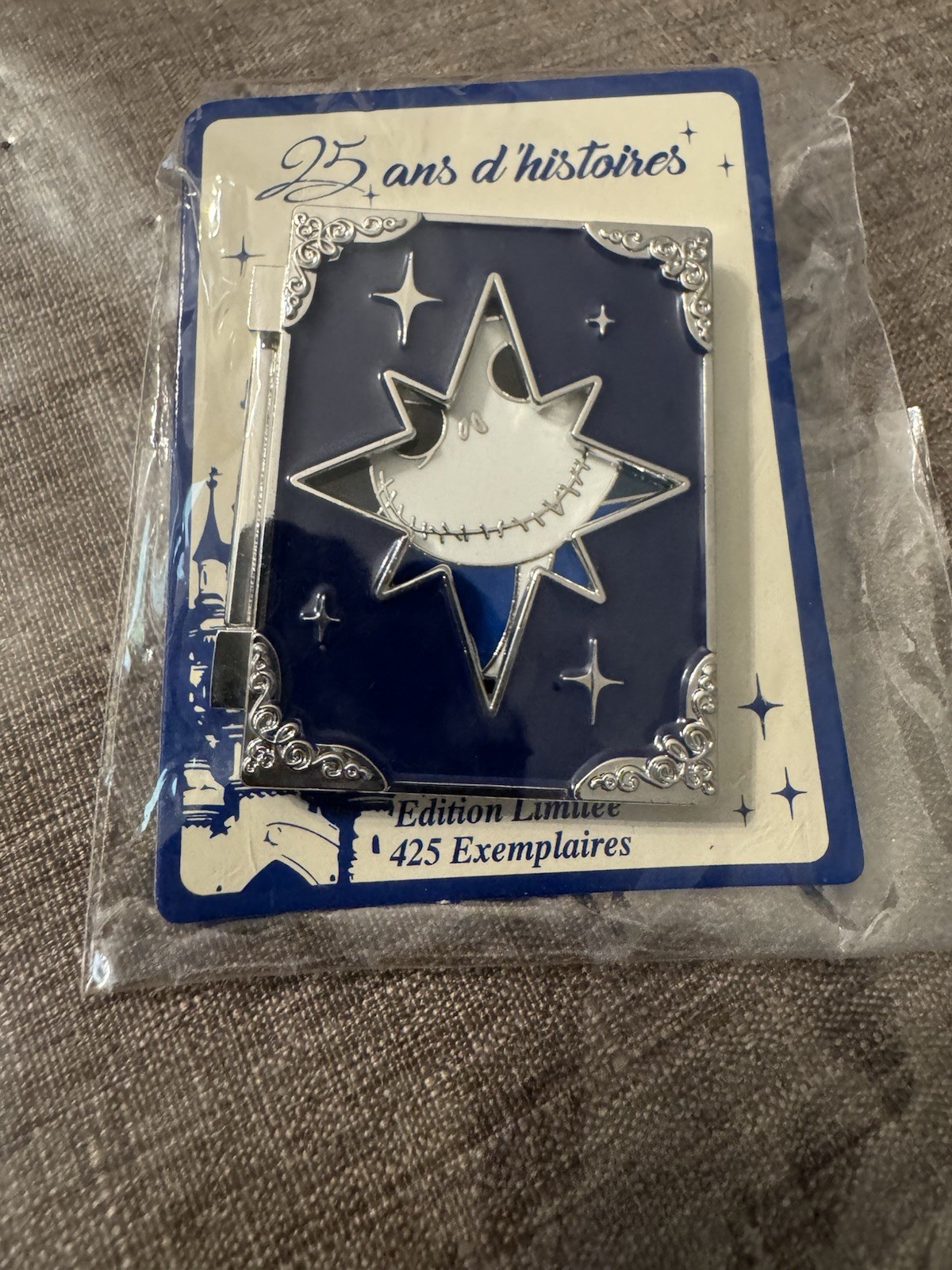 LE 425 DLP Jack Skellington 25 Years of History DLRP Disney Pin Event HTF