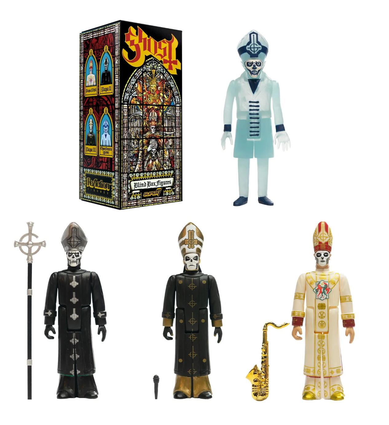SUPER7 Ghost Band Blind Box Mystery Figure Wave 1 SEALED