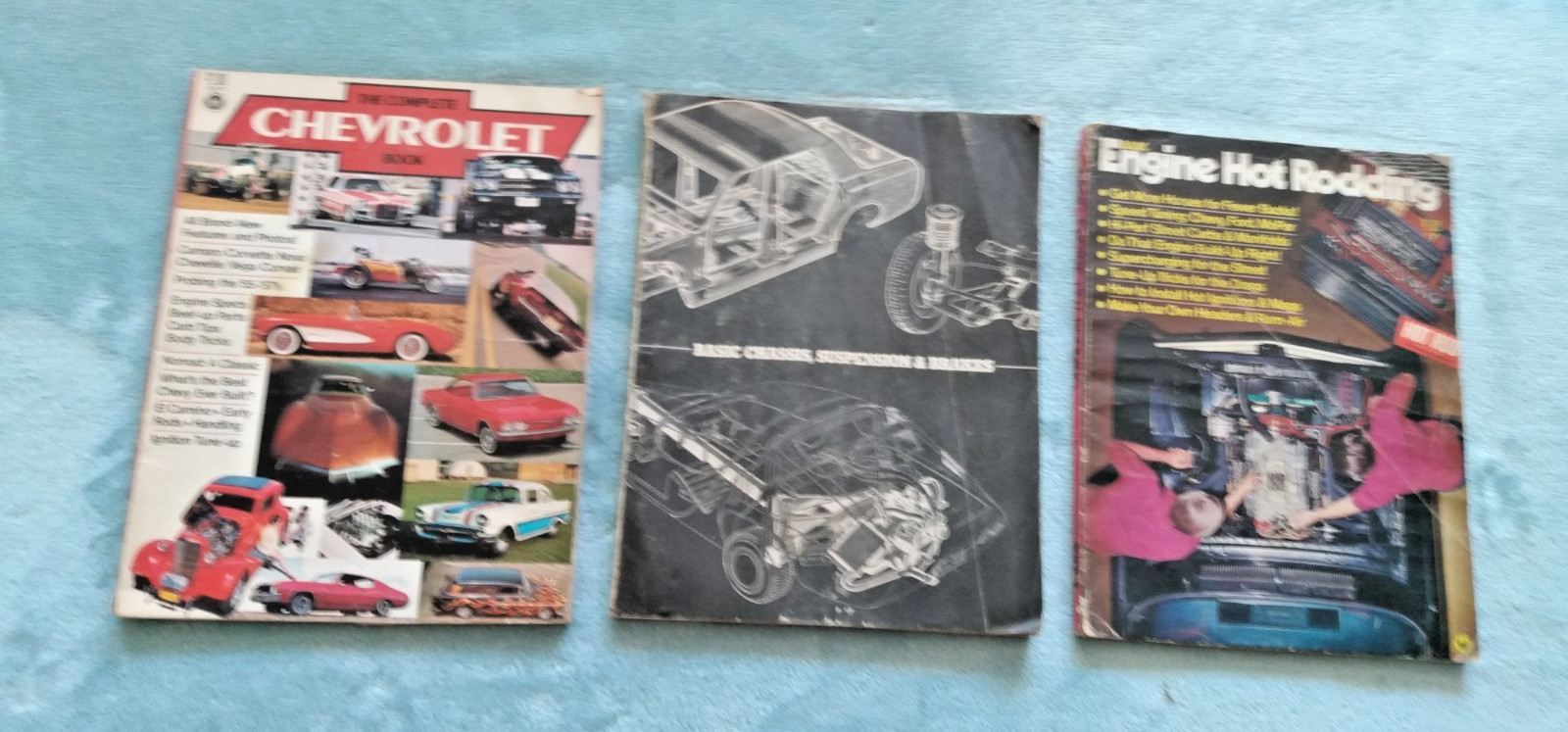 3 Vintage 1969 & 1972  PETERSEN Auto, Automotive Books, Chevrolet, Hot Rodding