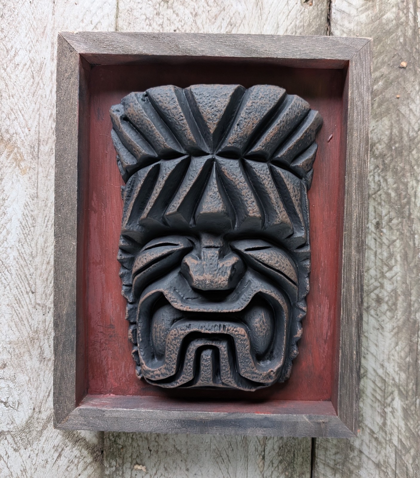 Tribute to the United Airlines Tiki statue Kanaloa Tiki Mask MCM Art Exotica Pop