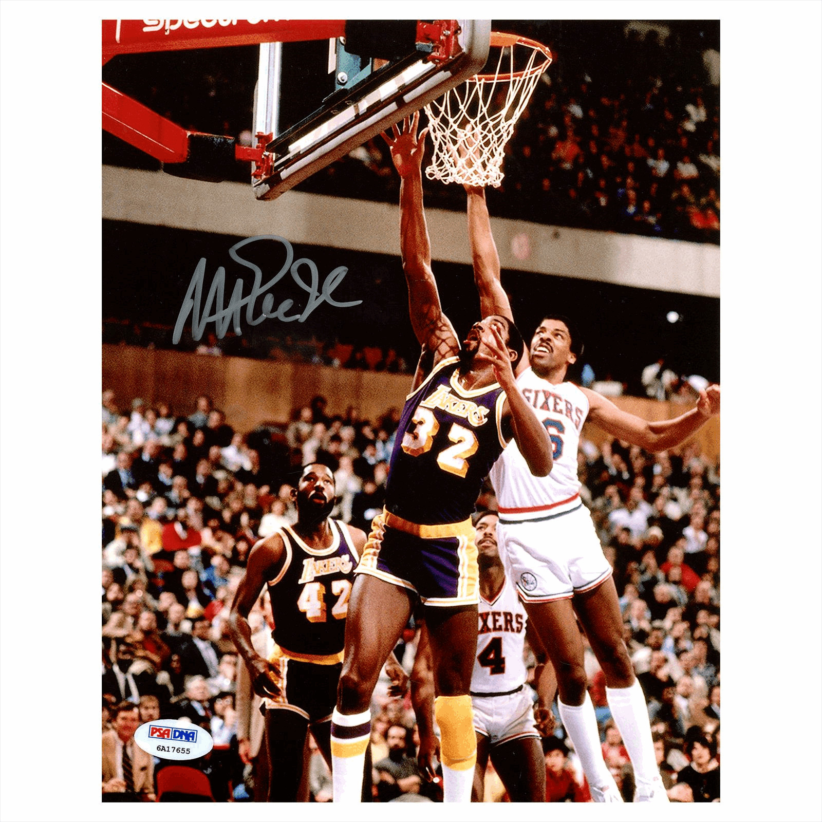Magic Johnson Signed 8x10 Photo PSA Authentic