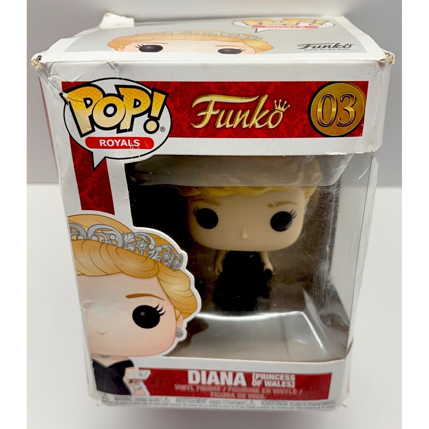 Funko Pop Royals: The Royal Family Diana Princess of Wales Vinyl Figurine 03