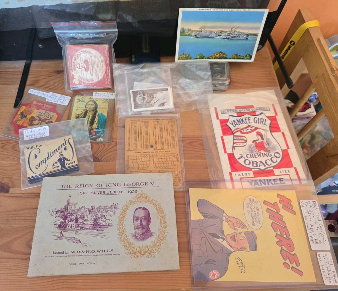 Very Cool Antique Lot  Cards And Advertisement Pieces Cigarettes Cards