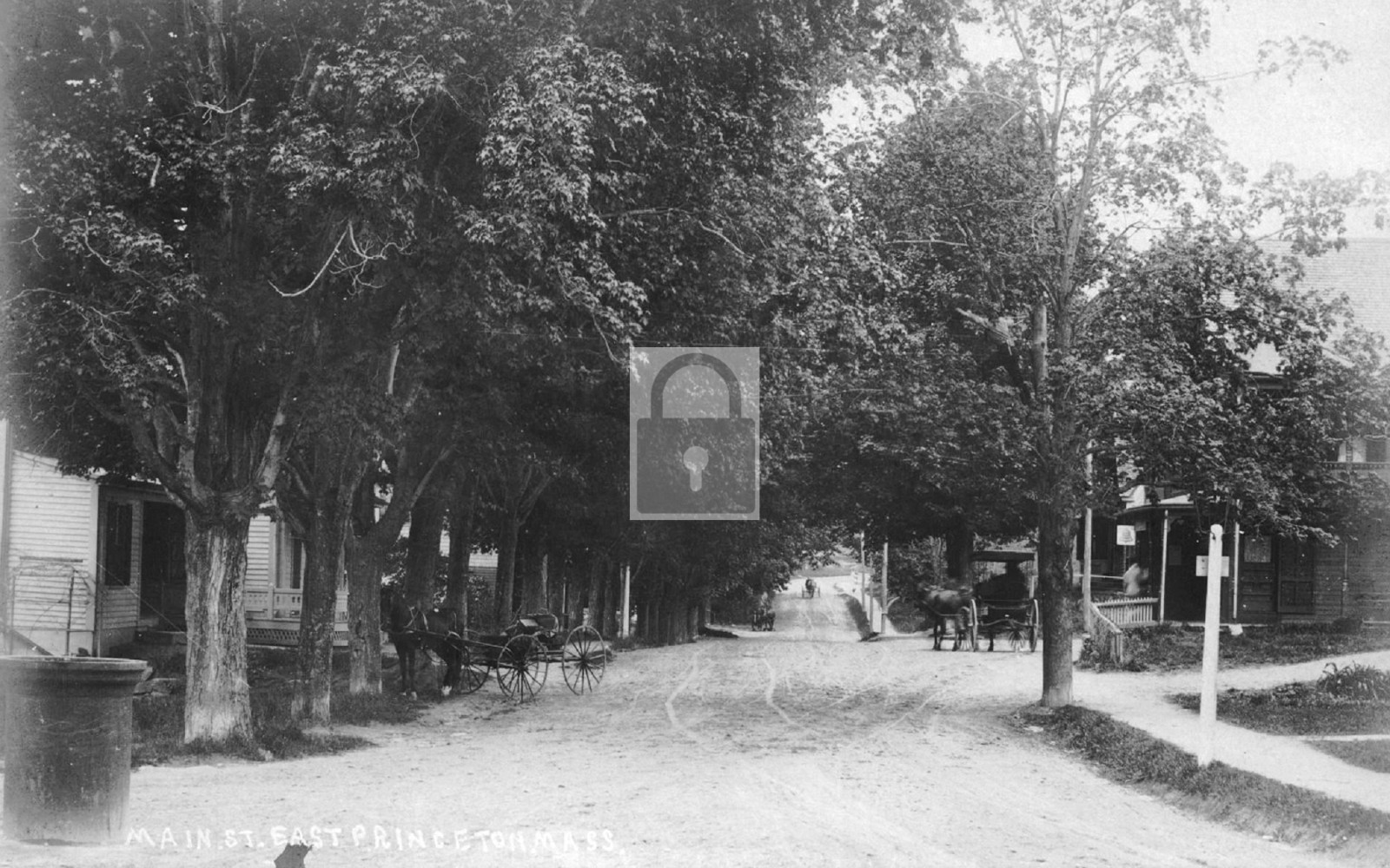 Main Street View East Princeton Massachusetts MA - Reprint