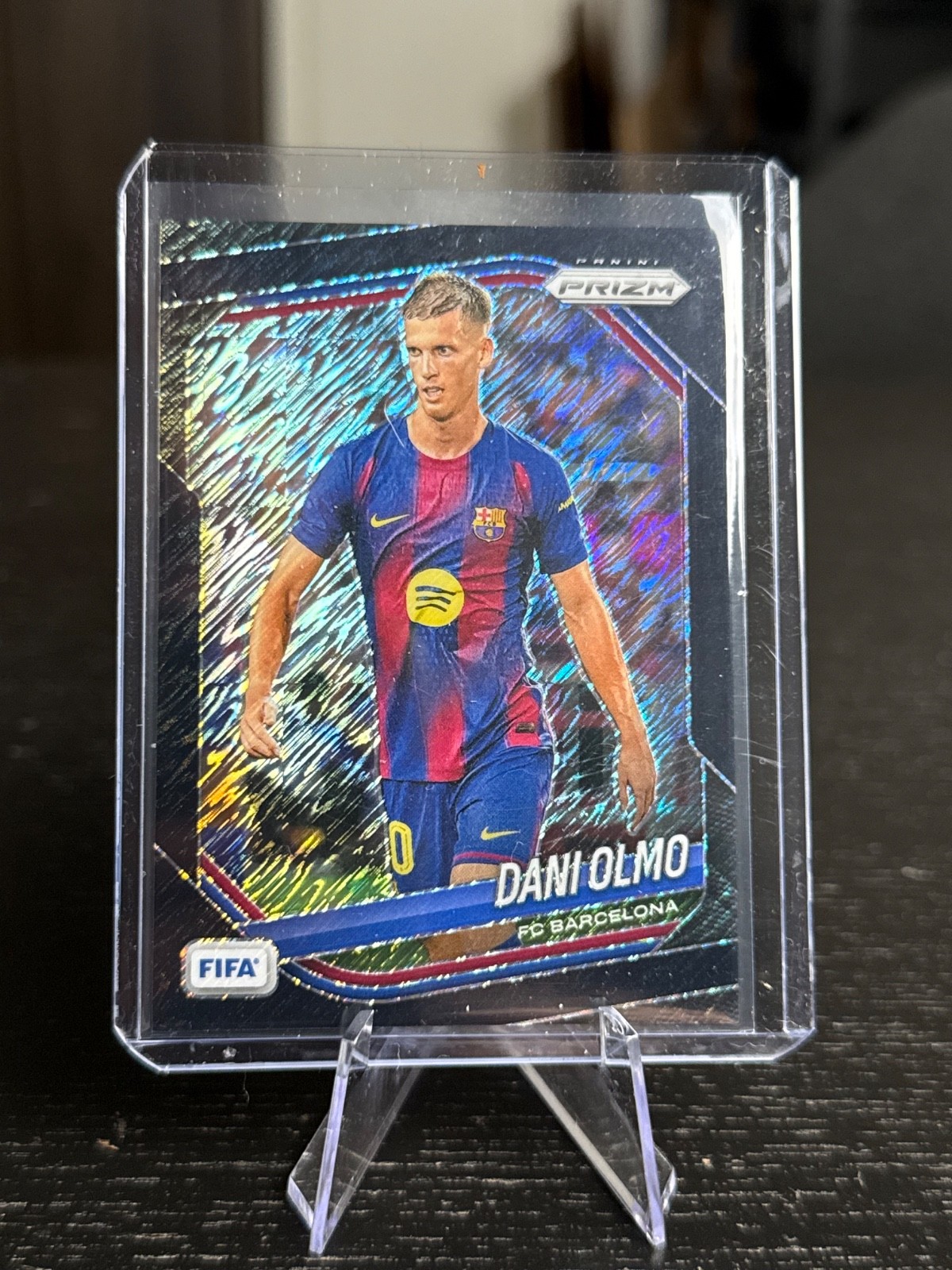Panini Prizm FIFA Soccer 2025/26 Dani Olmo Black Shimmer 1/1
