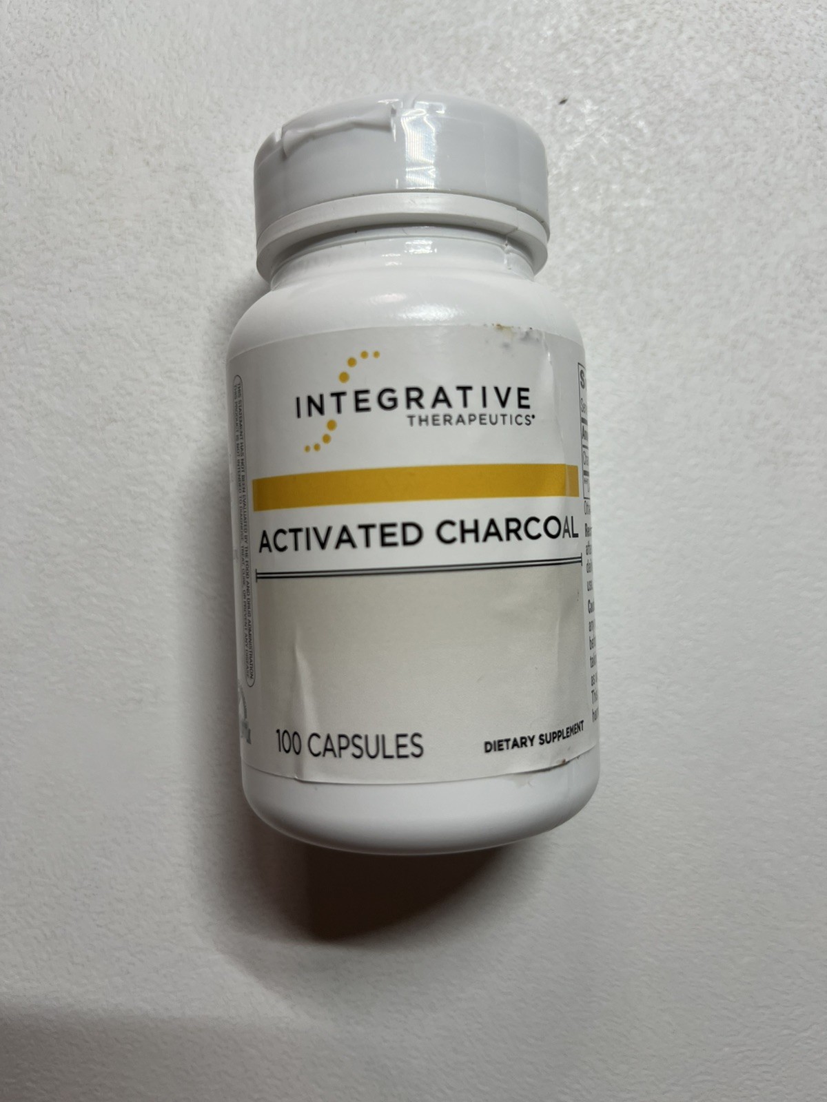 Activated Charcoal integrative therapeutics 2 Bottles X  100
