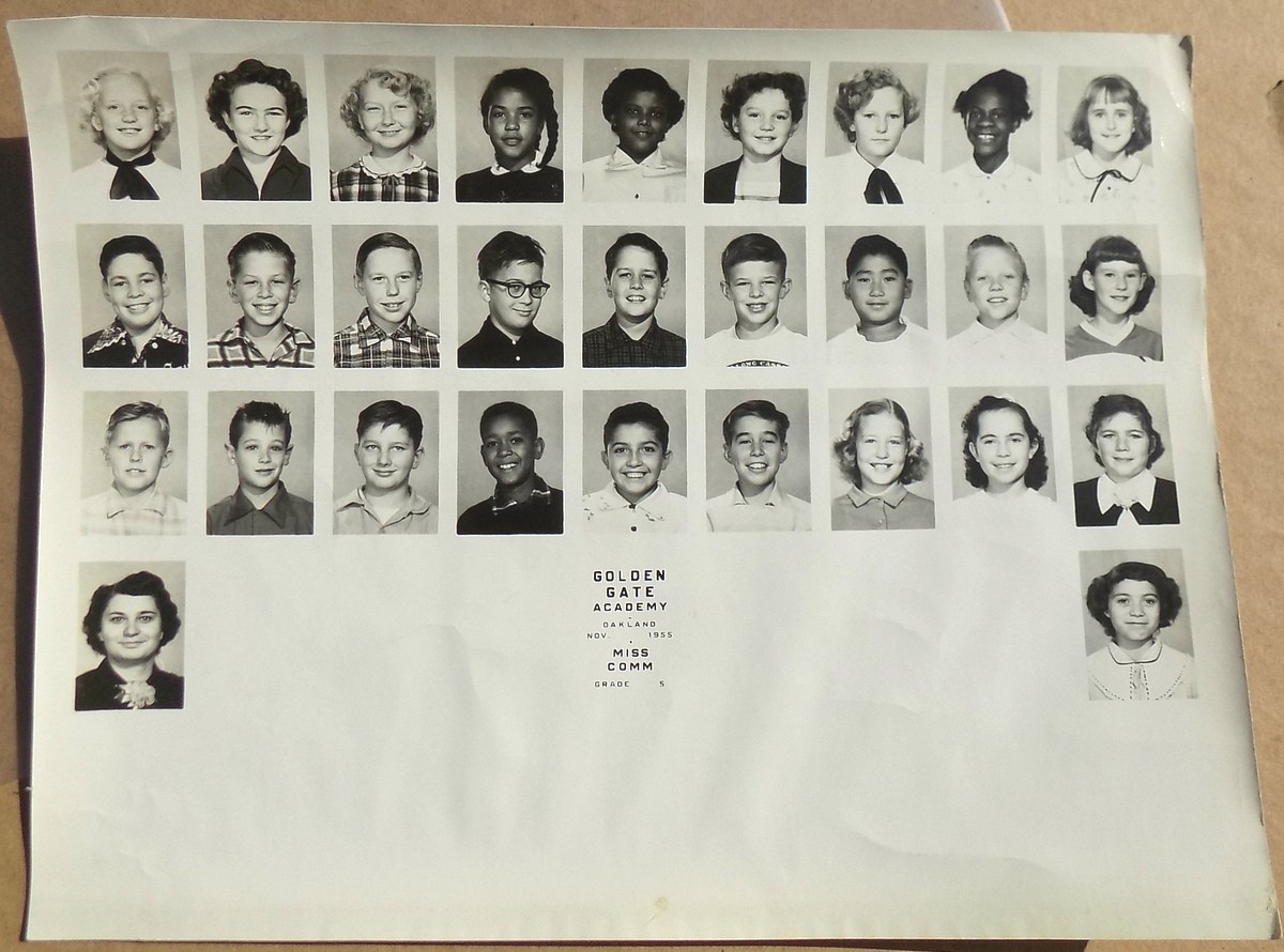 1955 photo Golden Gate Academy 5th Grade Oakland Calif. Seventh-day Adventist
