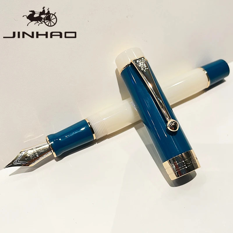 Century Elegant Calligraphy Fountain Pen Fine Nib Twist Cap Office Pen