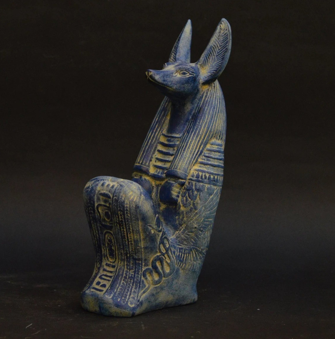 Authentic Pharaonic Statue Rare Egyptian Artifacts Of Egyptian God Anubis BC