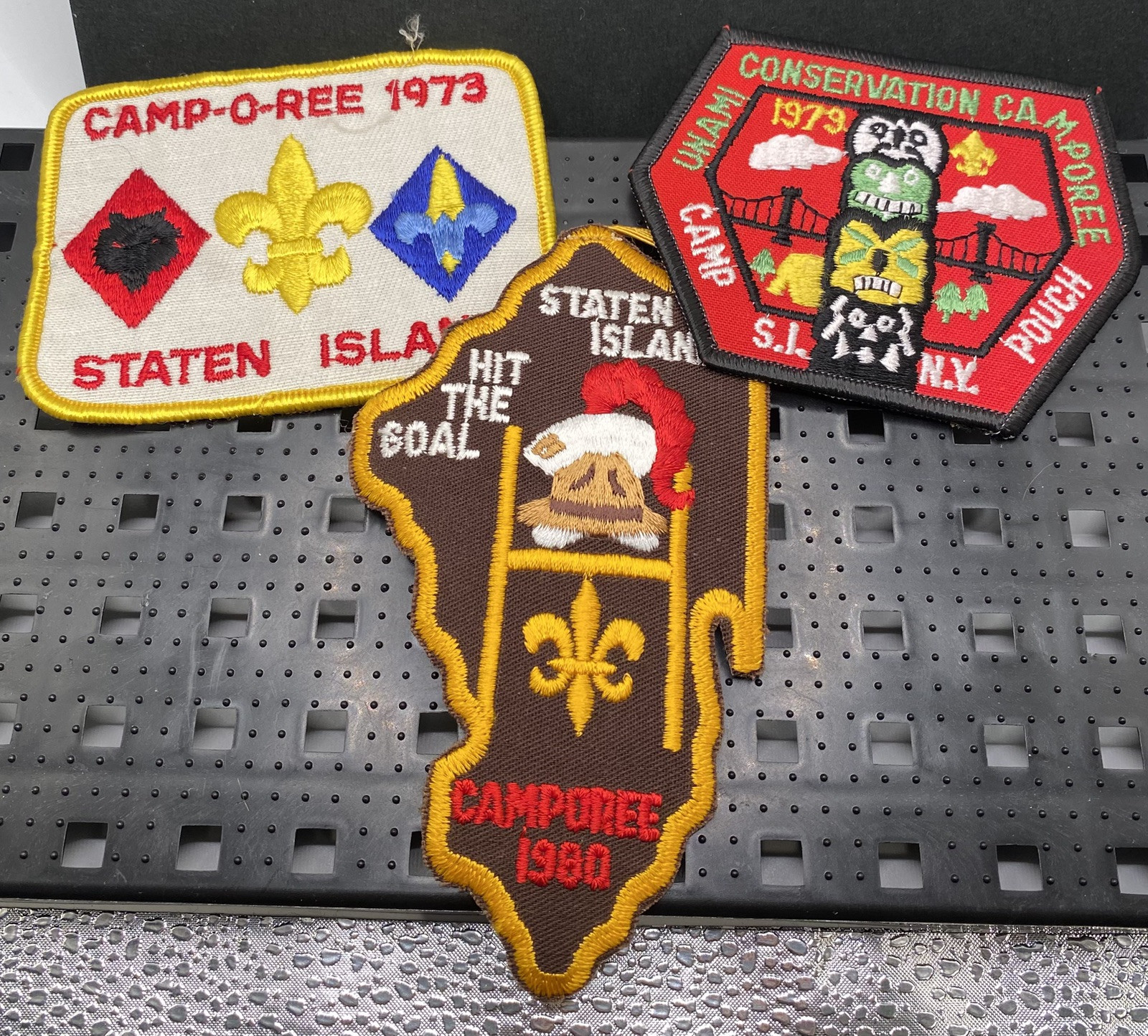 Vintage Boy Scout Patches and Medals lot worn used from 1979-1981. 30 Pieces